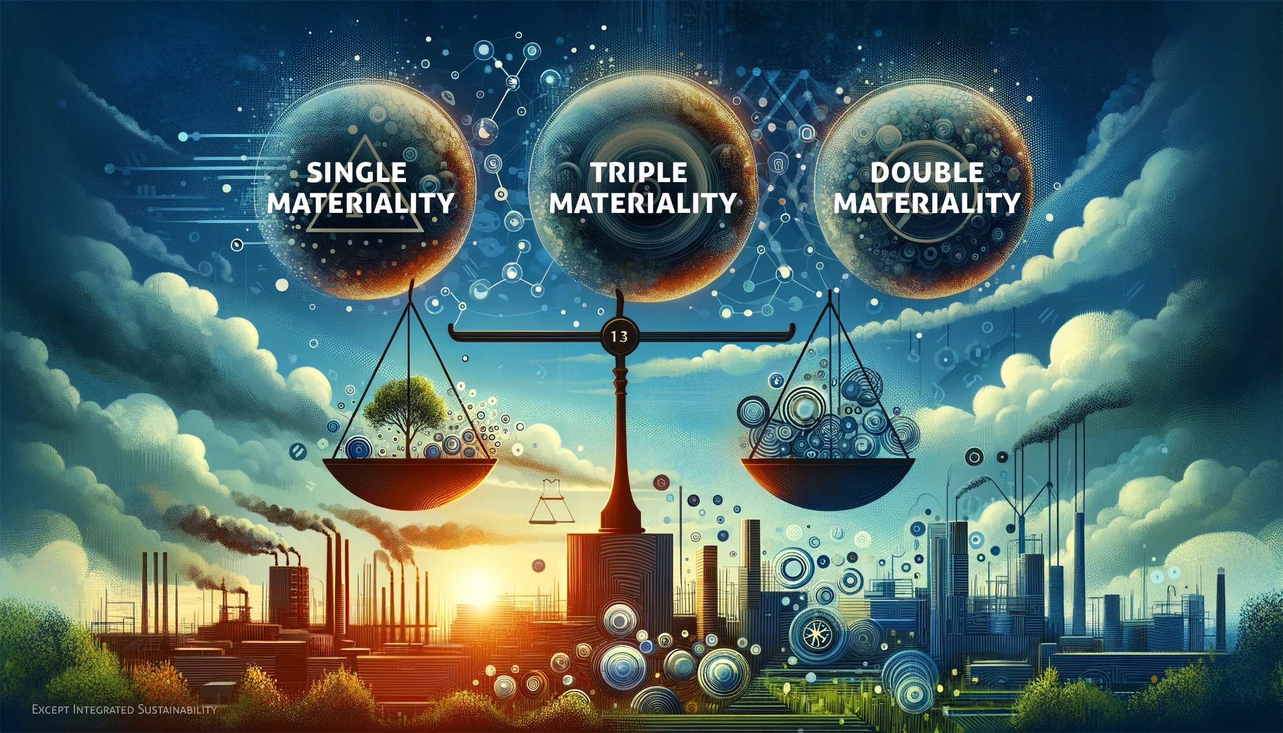 ESG single double triple materiality context based reporting ESRS 2023-12-18 14.17