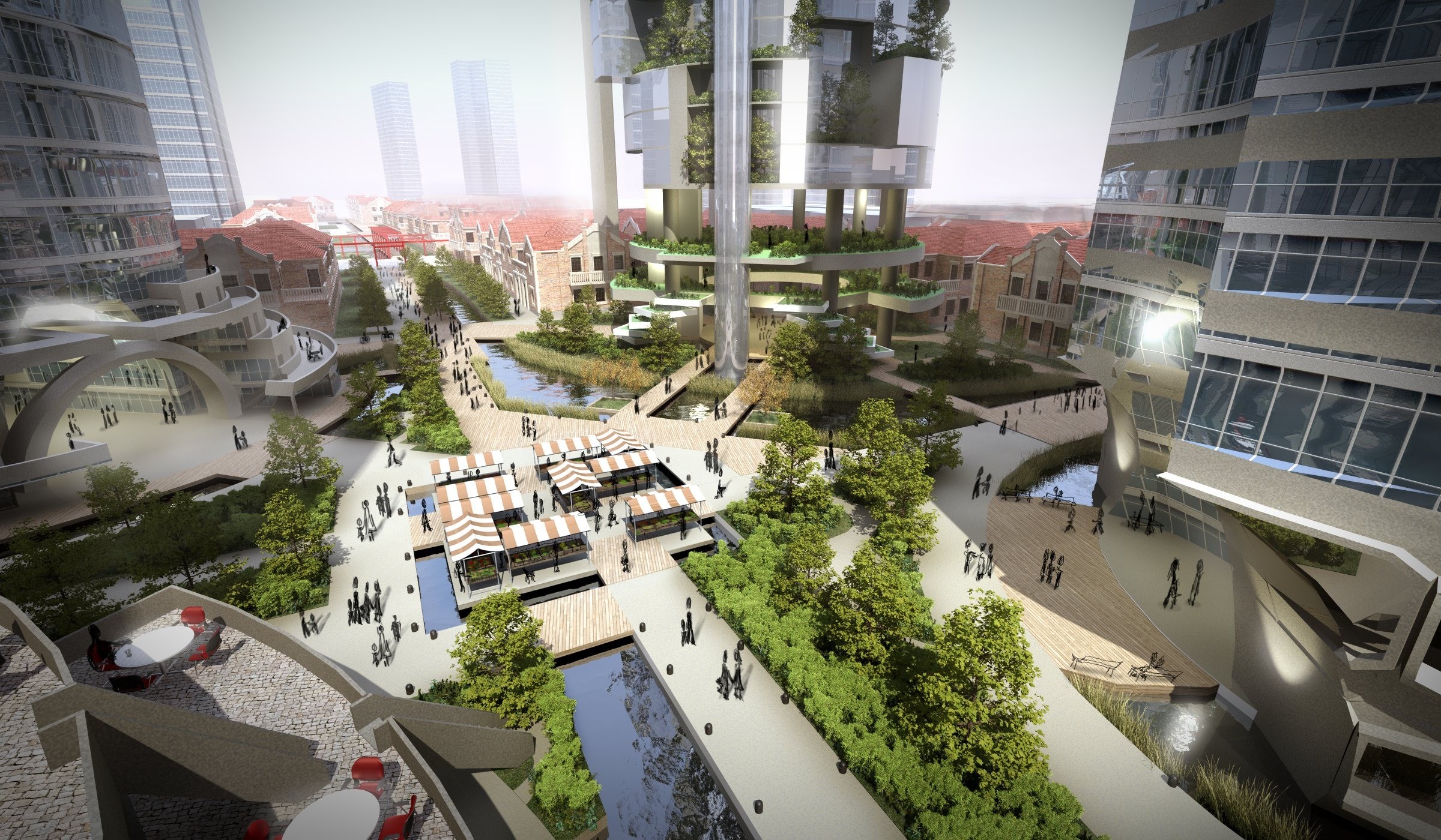 Shanghai Sustainable Masterplan - Central Courtyard - 2008_2.jpg